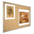 Best-Rite Mfg. Best Rite E301AH 4 x 8 VT Logic Cork Board - Aluminum Trim E301AH